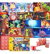 1008 Pieces Jigsaw Advent Calendar 2024, Christmas Jigsaw Puzzles for Adults Teens and Kids, 24 D...