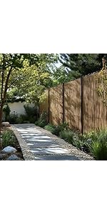 W3-4m x H1-2m Premium Bamboo Cane Fencing Screening Rolls | 10 Sizes
