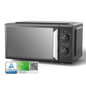 COMFEE' 19L 700W Black and Mirror Mini Microwave Oven