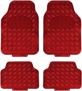 EVOKK Heavy Duty 5kg Rubber Car Mats - Non-Slip Deep Dish Floor Mats for Cars