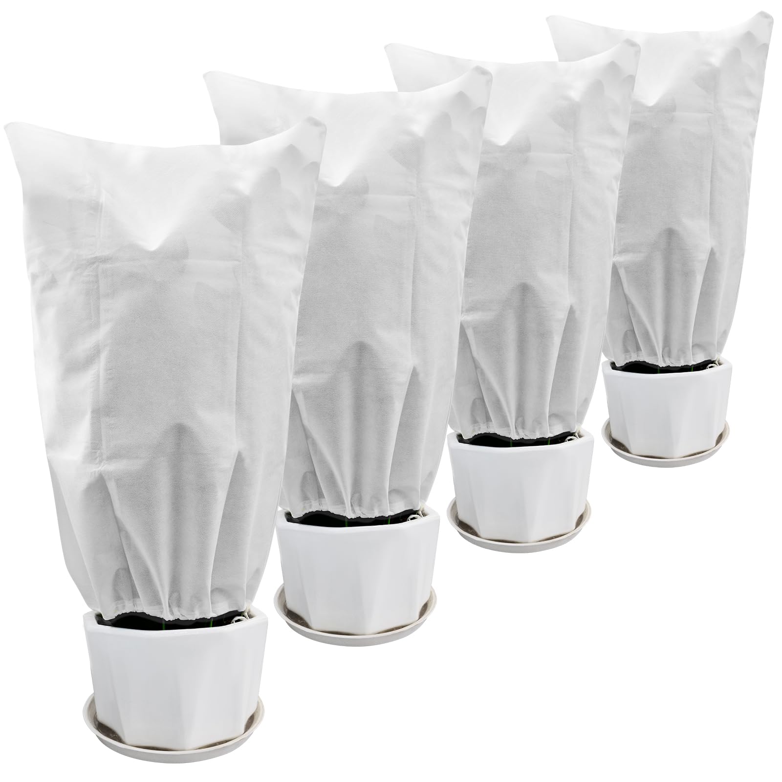 UBJUBT 4PCS Plant Fleece Frost Protection Jackets