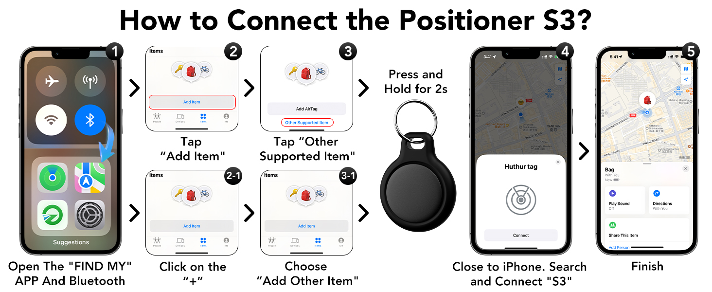 key tracker-suitcase tracker-bluetooth tracker-tag tracker-air tags-bicycle tracker