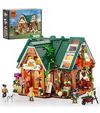 FUNWHOLE Fram Store Lighting Building-Bricks Set