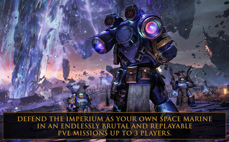 Enjoy intense, gory and fast-paced third-person action with hundreds of enemies on screen.