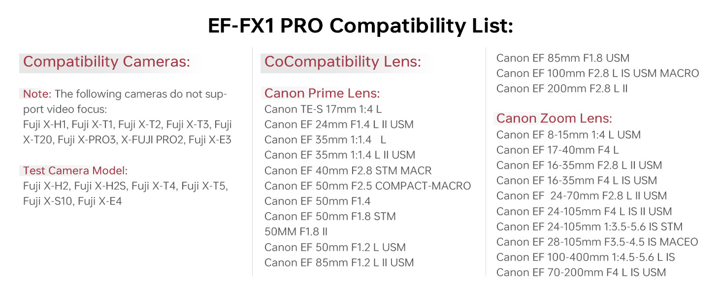 EF-FX1 Pro