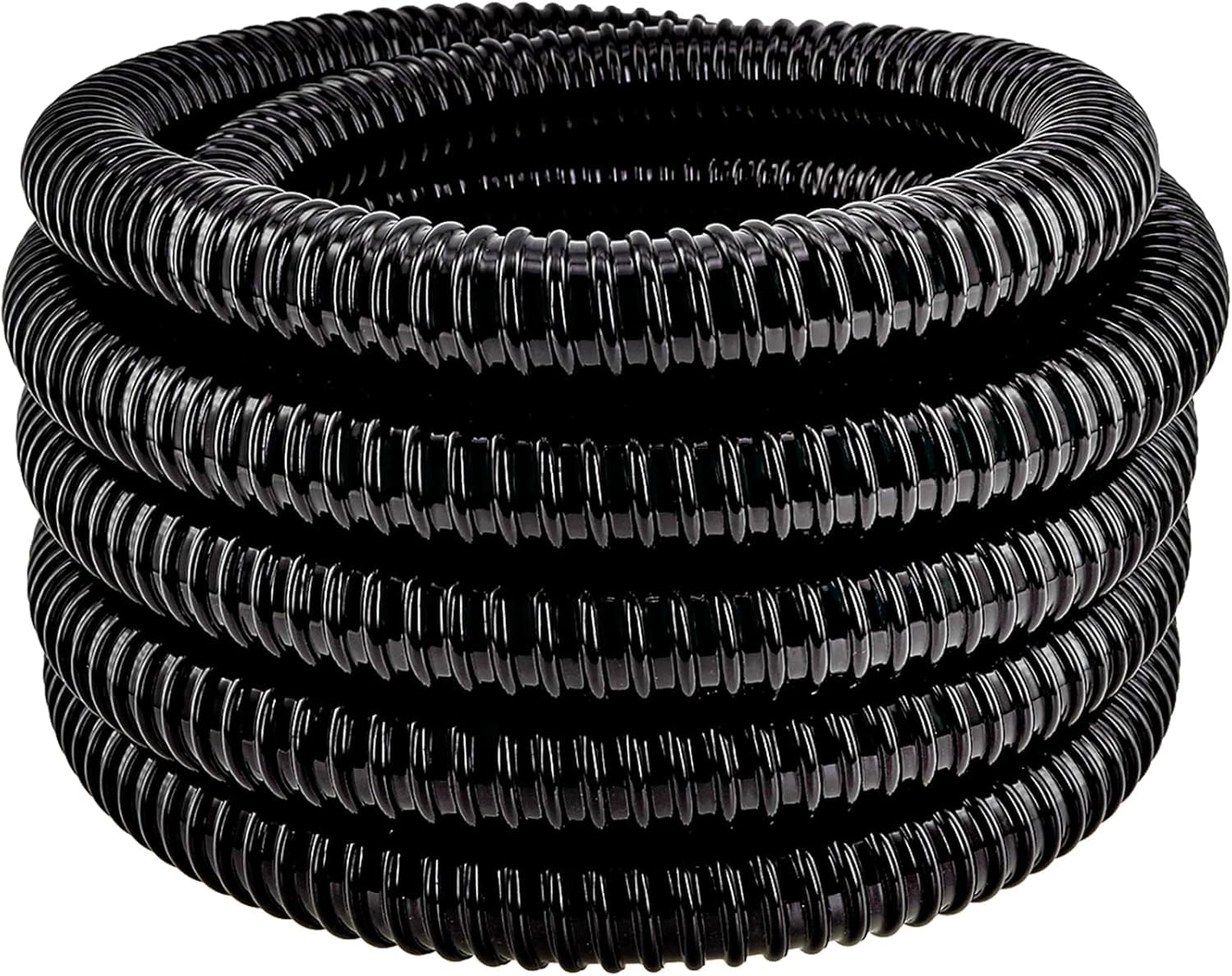 LONGRUNNEW Pond Hose 38mm PVC Spiral Flexible Water Butt Pipe