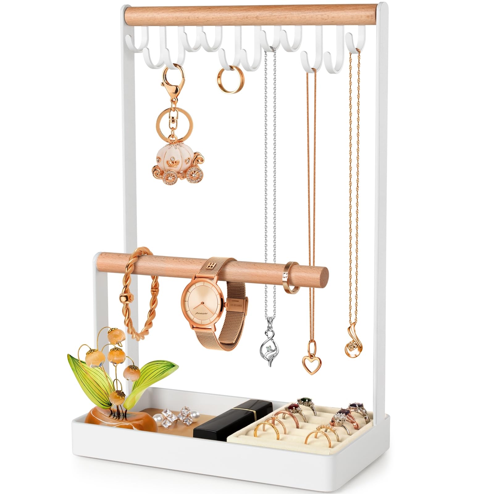 PAMANO Jewelry Organizer Necklace Stand