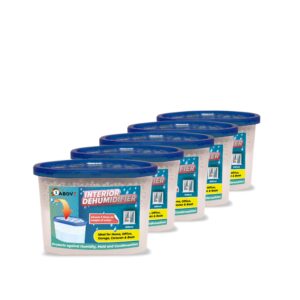 1ABOVE Dehumidifier 500ml Pack of 5 | Condensation Remover Moisture Absorber