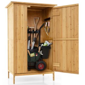 COSTWAY Wooden Garden Shed