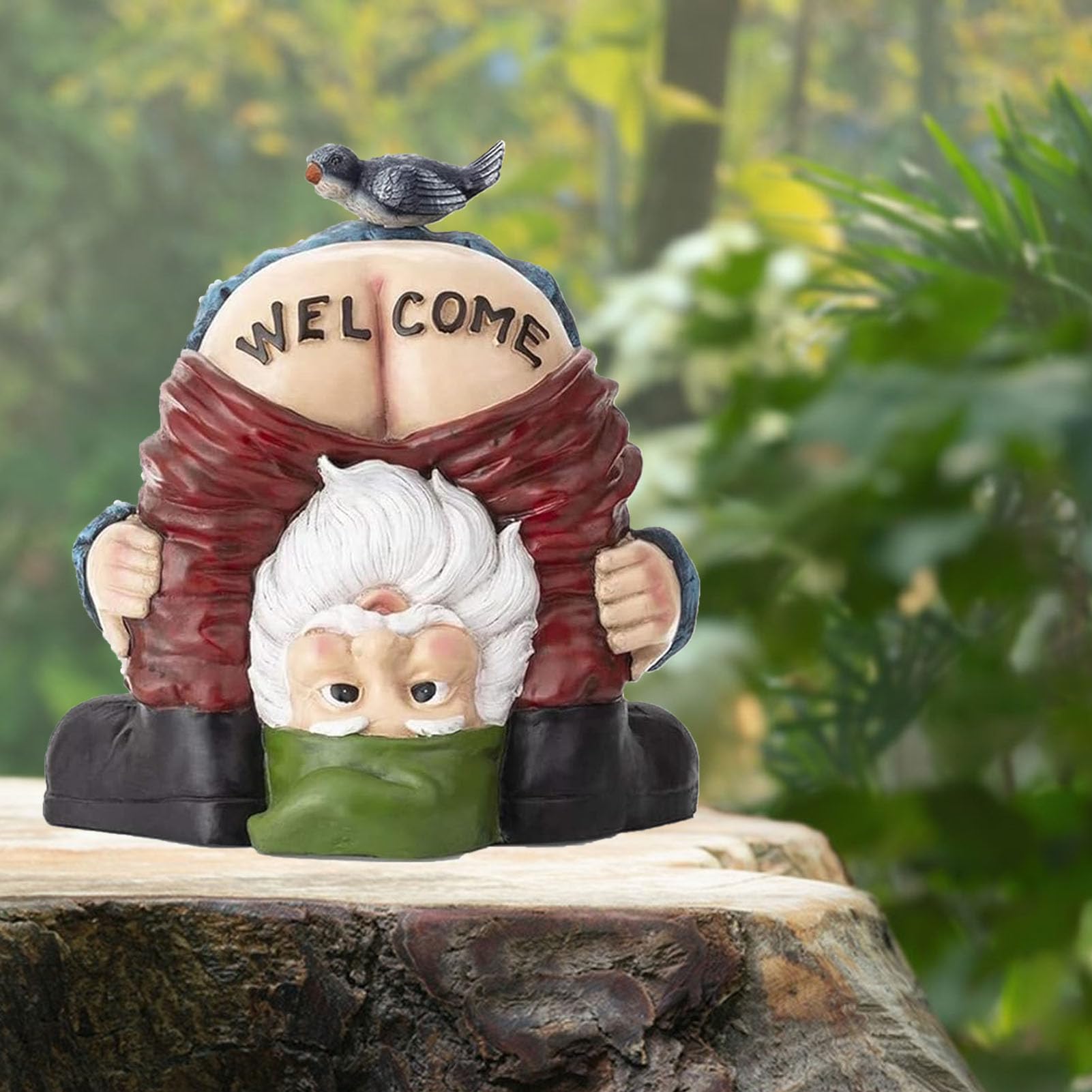 Welcome Garden Gnomes Ornaments-Garden Gnome Statue