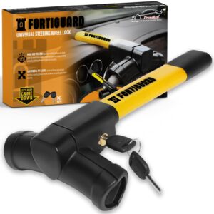 Xtremeauto FORTIGUARD Steering Wheel Lock - Heavy Duty Anti-Theft Car Lock Device