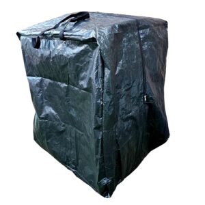 KUVIAS Garden Outdoor Cushion Covers Storage Bag - Heavy Duty Extra Large Weather Proof Garden Furniture Covers Water-Resitant Patio Cushion Jumbo Big Zipped Storage Bags with Handle (81 x 74 x 89cm)