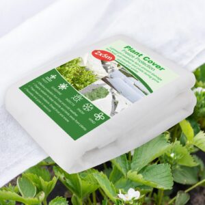 NONMON Garden Fleece Freeze Protection 40gsm 2 m x 5 m Plant Cover Non-Woven Fabric Frost Blankets Horticultural Cloth for Outdoor Winter Cold Plants Fruits Vegetables Protection