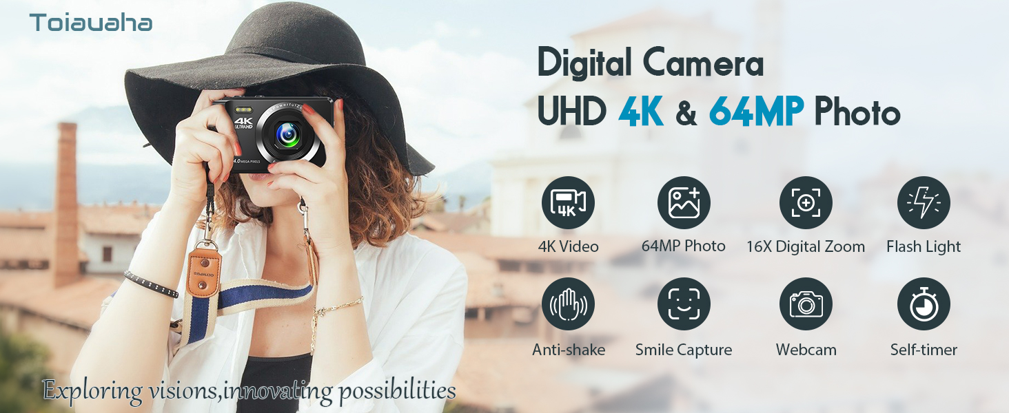 Digital camera for photo and video