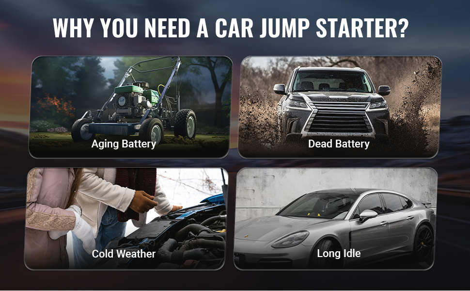car battery booster jump starter