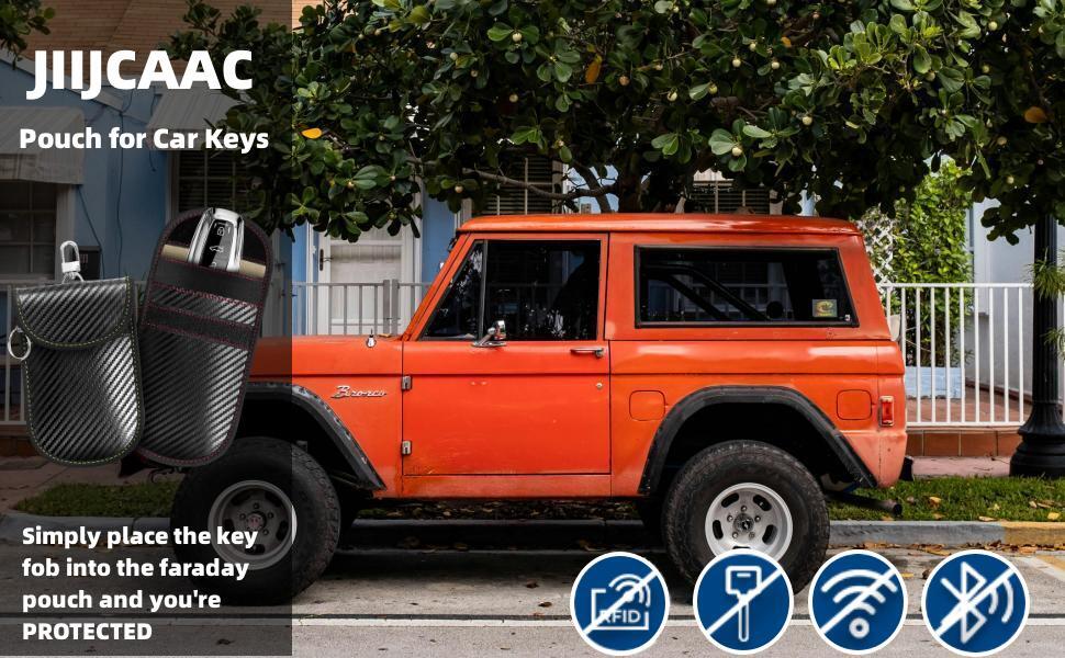 keyless car key signal blocker pouch