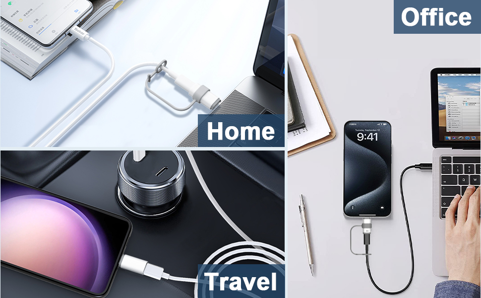 usb c female to lightning male adapter