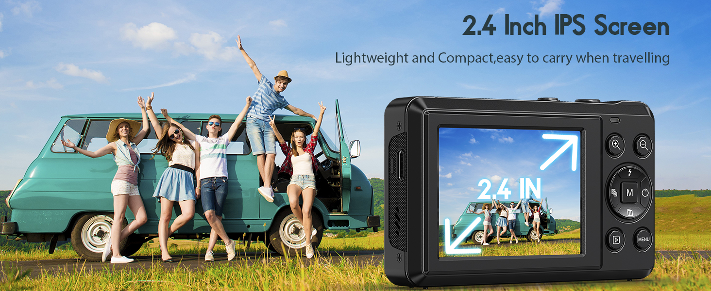 2.4Inch mini selfie digital camera