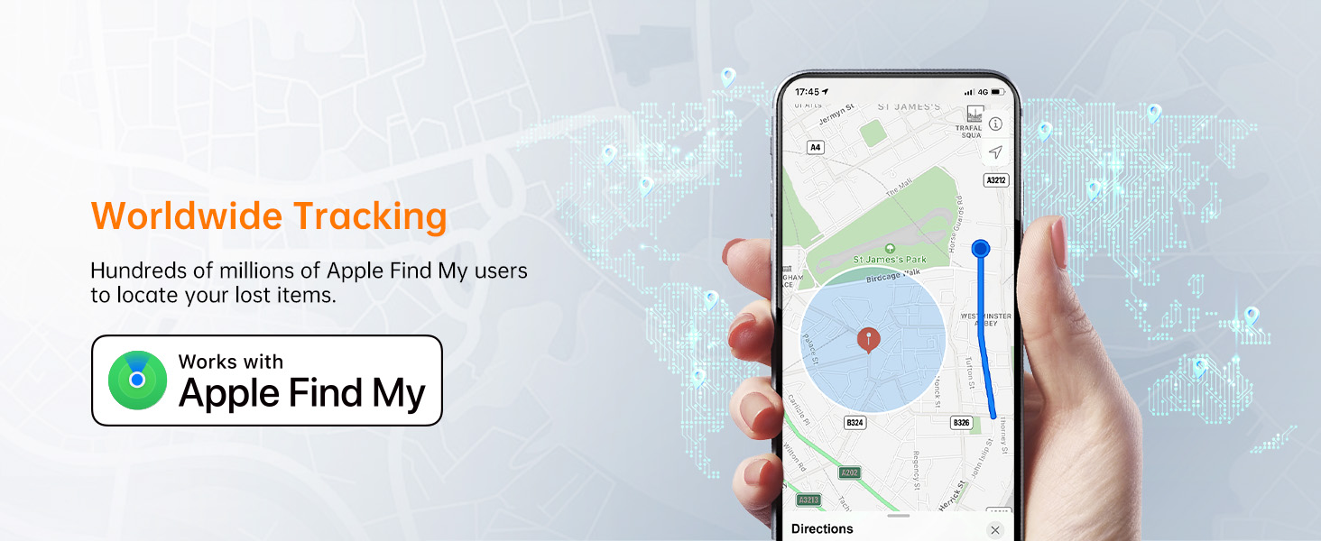 Airtag, card tracker, item finder
