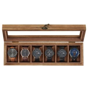 SONGMICS Watch Box with 6 Slots