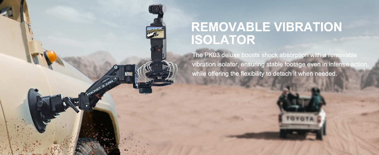 camera stabilizer shock absorber car mount