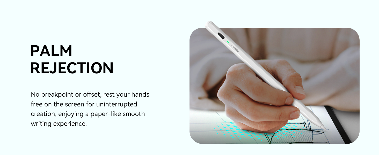 palm rejection ipad stylus