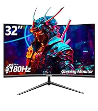 Gawfolk 32 inch Curved Gaming Monitor 240hz, 1800R FHD 1080P Computer Monitors