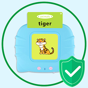 talking flash cards flashcards learning early educational toys british english audible machine