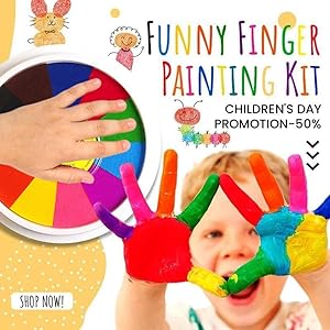 funny finger painting kit