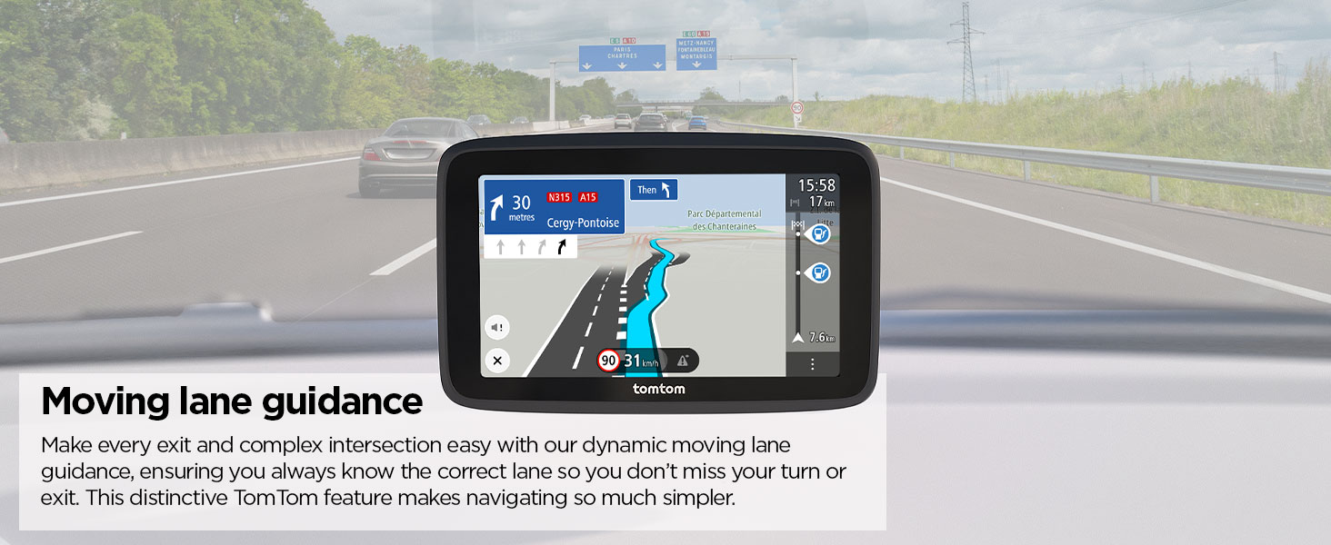 Moving lane guidance