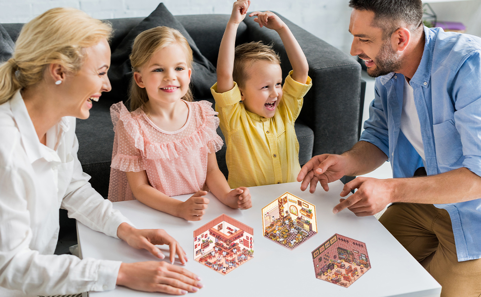 3d house stickers