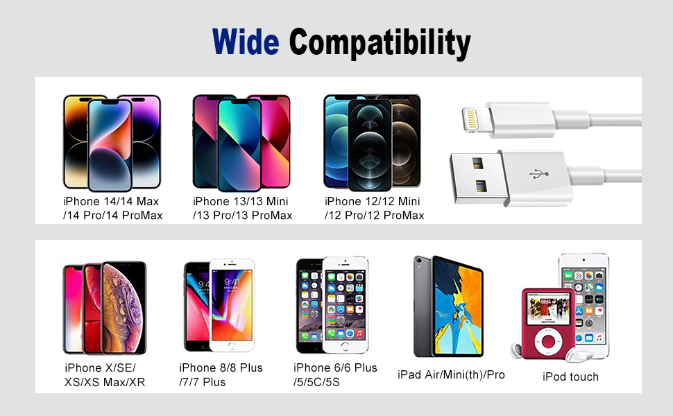 Perfect Compatibility iPhone Charger Cable