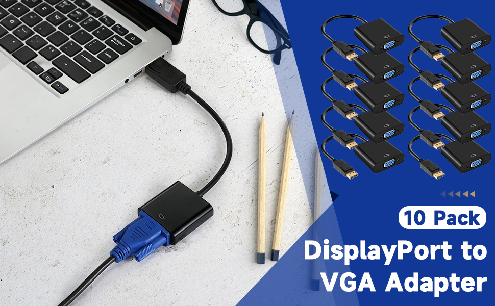 DisplayPort to VGA Adapter,