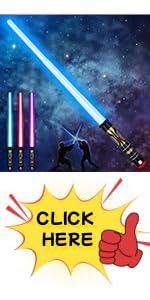 3 Colors Retractable Lightsaber Christmas Stocking Filler Gift for Boys Kids
