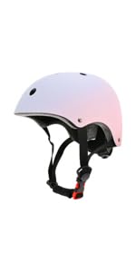 LOKJIJI Adjustable Kids Bike Helmet for Girls Boys Toddler, Color Gradient Kids Protective Helmet...