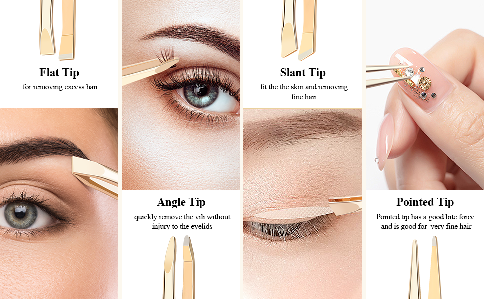4Pcs Professional Tweezers
