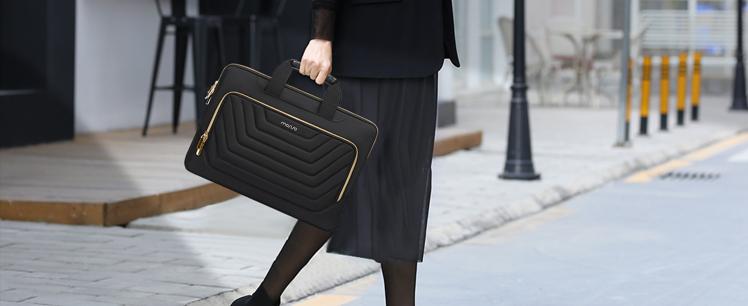 MOSISO Laptop Shoulder Bag