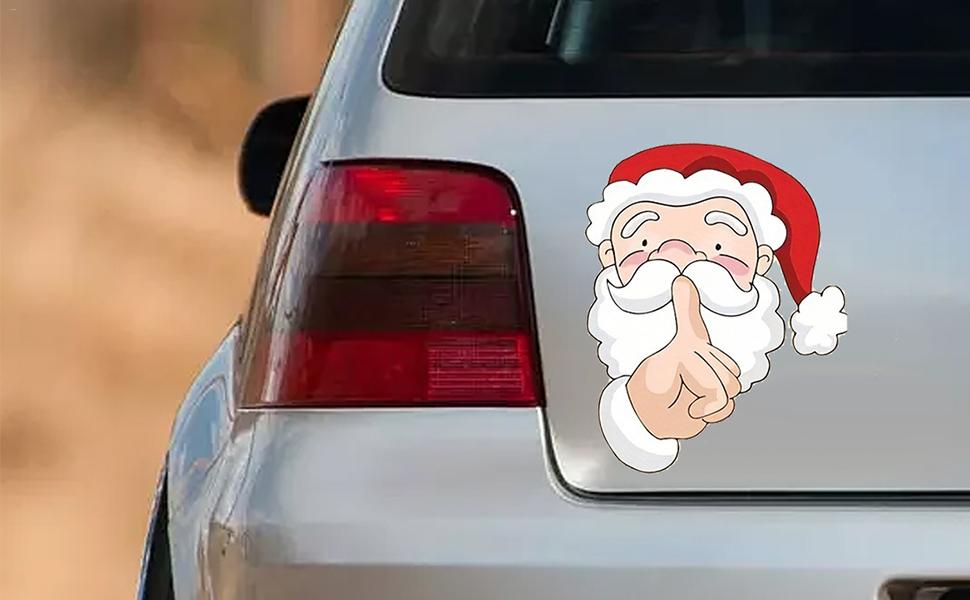 Christmas Car Decals Funny