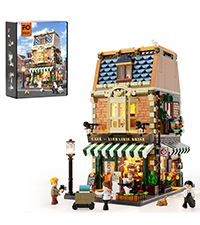 Funwhole Book Cafe Lighting Building Bricks Set