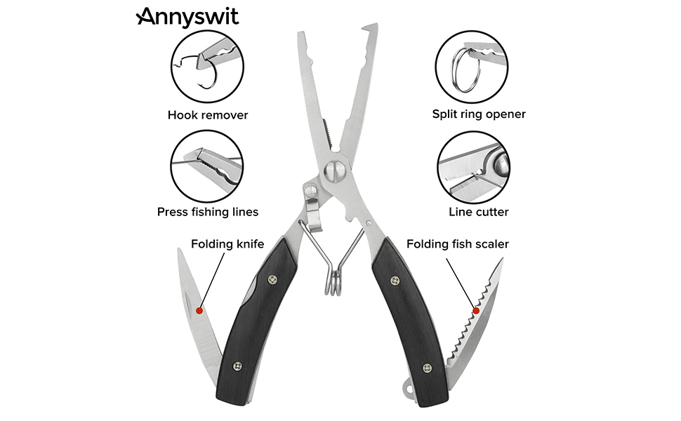 Portable Fishing Pliers Snips Set