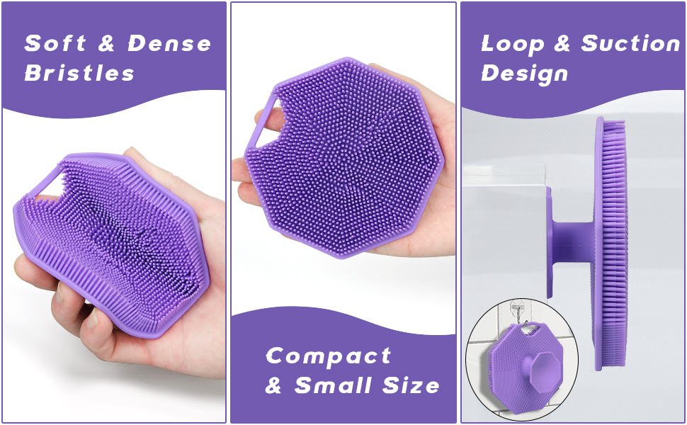 silicone body scrubber