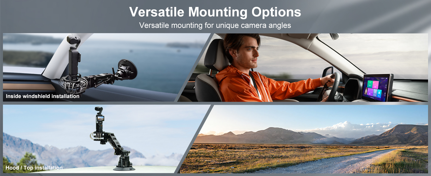 suction cup mount camera stabilizer