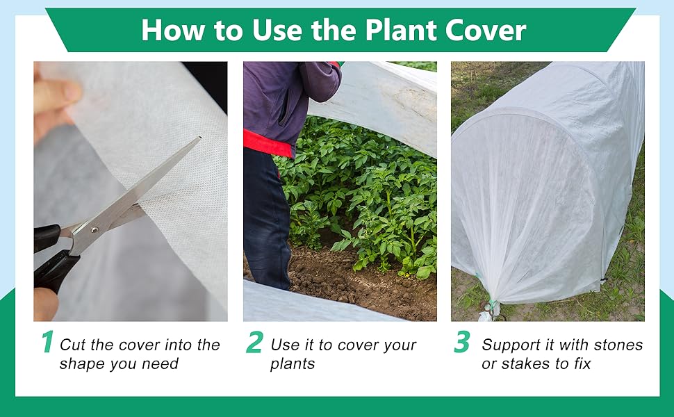 Large Size to Cover to protect plants vegetables shrub tomato, pepper, pumpkin, strawberry fruits
