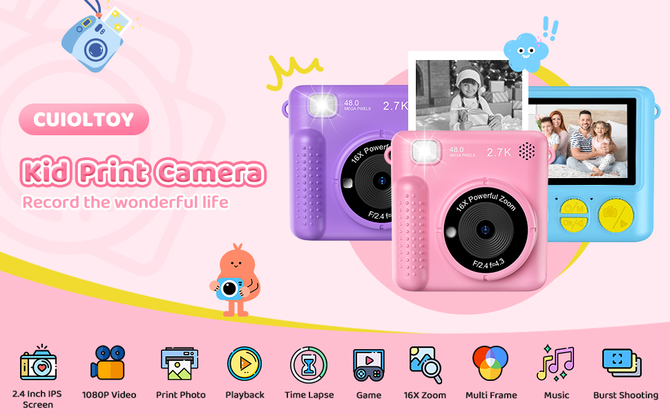 instant print camera