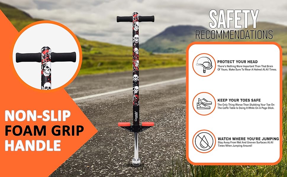 Skull Bounce Poog Stick