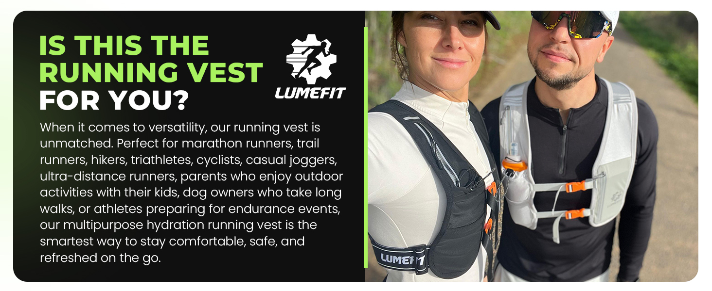 running essentials running vest womens chest phone holder water pouches for running lightweight