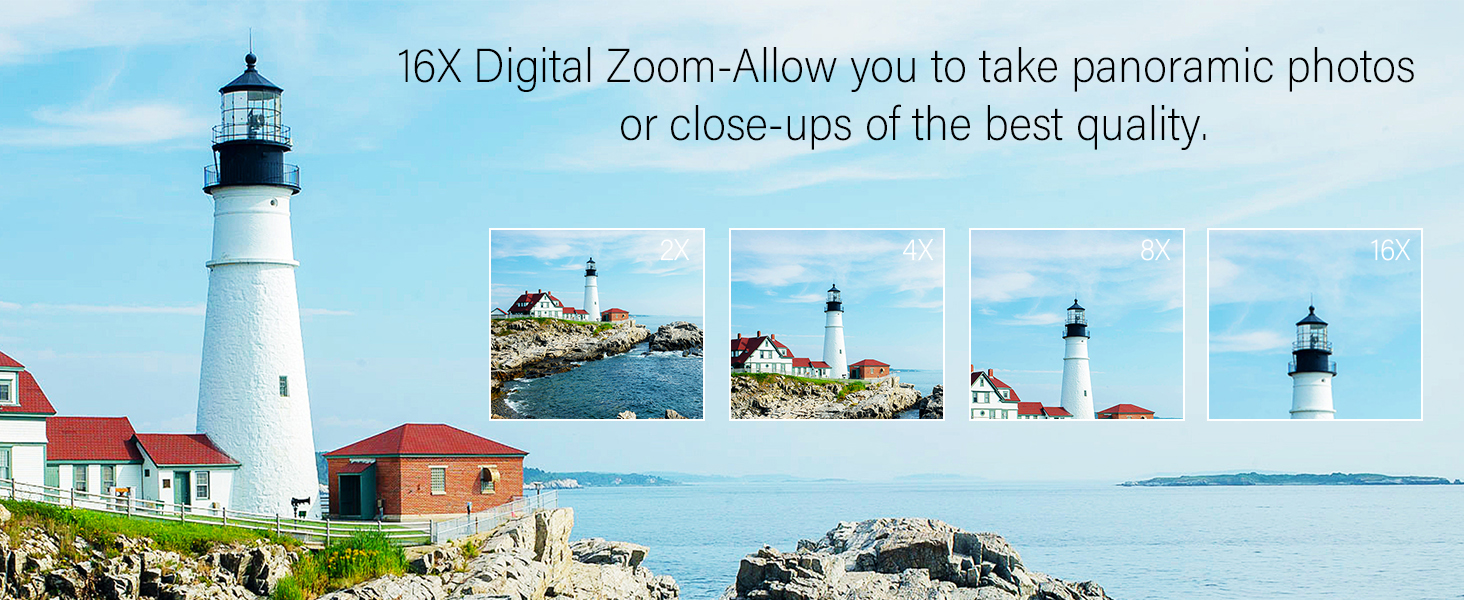 16X DIGITAL ZOOM