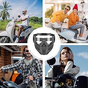 ATV Goggles with Face Cover
