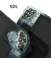 eXtremeRate Face Clicky Kit for Steam Deck Handheld Console, Custom Dpad View A B X Y Menu Keys
