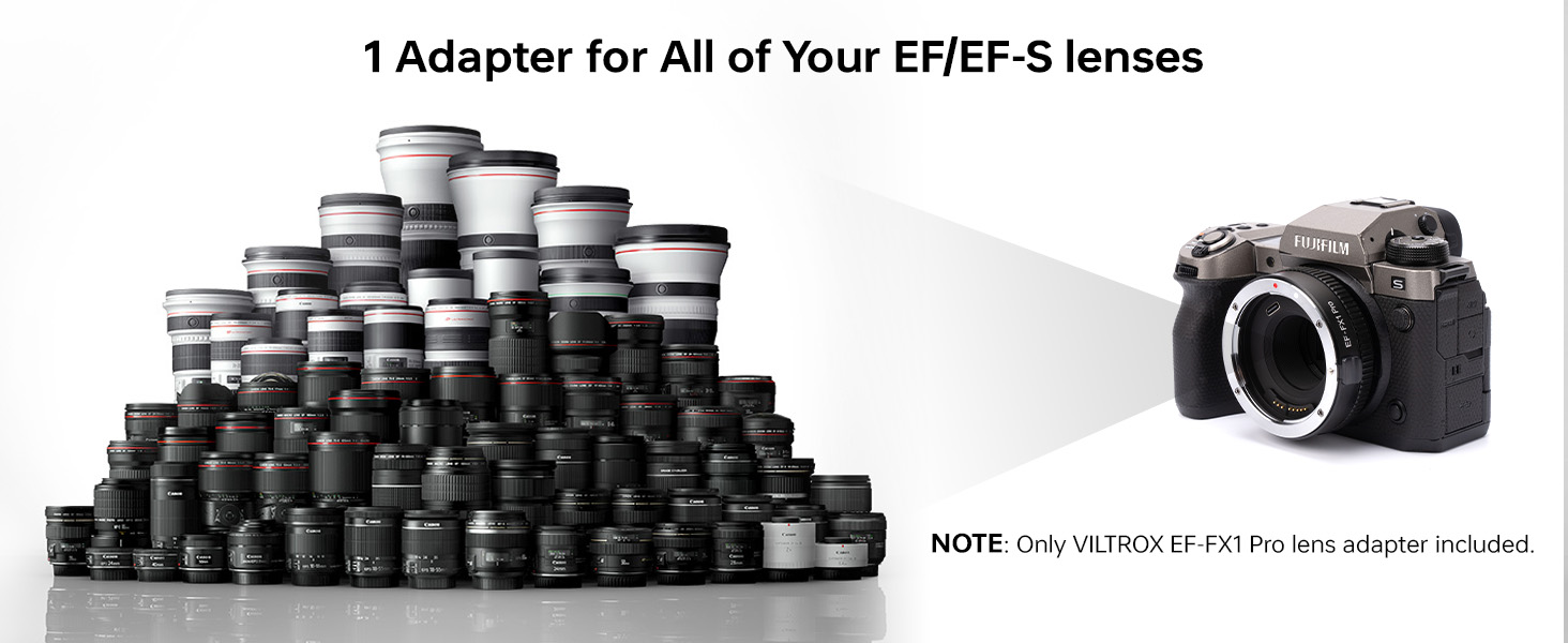 VILTROX EF-FX1 PRO Auto Focus Lens Mount Adapter Converter 